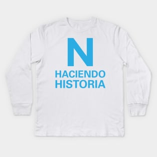 El Salvador Haciendo Historia Kids Long Sleeve T-Shirt